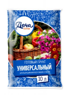 Грунт универсальный, 10л, Дача Тайм