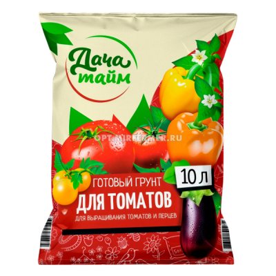 Грунт для томатов и перцев, 10л, Дача Тайм